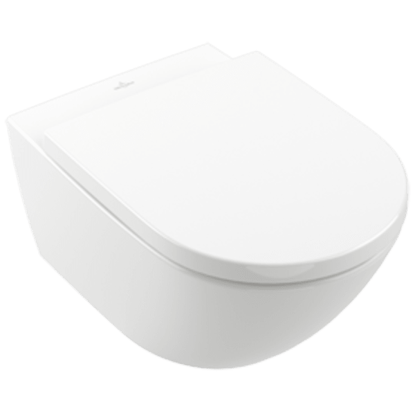 Subway 3.0 Washdown toilet, rimless, wall-mounted, with TwistFlush, White Alpin