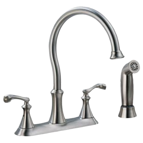 ALLARIA™ Widespread Lavatory Faucet with Arc Spout Less Handles 