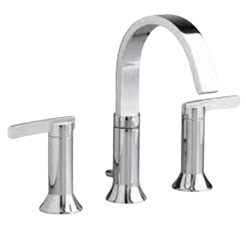 ROOK® Widespread Lavatory Faucet with Channel Spout Less Handles 1.2 GPM